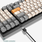 ZIYOU LANG  K3 100 Keys Game Glowing Wired Mechanical Keyboard, Cable Length: 1.5m, Style:, K3 Bee Version Red Axis, K3 Micro Light Hot Plug Version Red Axis, K3 Micro Light Hot Plug Version Green Axis, K3 Water Green Hot Plug Version Green Axis       ...