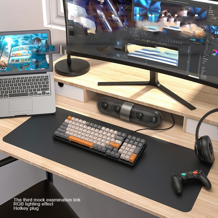 ZIYOU LANG  K3 100 Keys Game Glowing Wired Mechanical Keyboard, Cable Length: 1.5m, Style:, K3 Bee Version Red Axis, K3 Micro Light Hot Plug Version Red Axis, K3 Micro Light Hot Plug Version Green Axis, K3 Water Green Hot Plug Version Green Axis       ...
