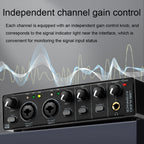 SK-1 USB Computer Driver-free Recording Sound Card Instrument Arranger Mixer