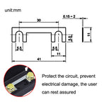 10pcs Small Fork Bolt Fuse Block Car Air Conditioning All The Way Fuse Box Fuse Holder, 10pcs Fuse Holder