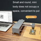 Laser Carvings Mini Marking Machine Can Cut Wood Board Paper Leather, US Plug, DJ7 7W US Plug