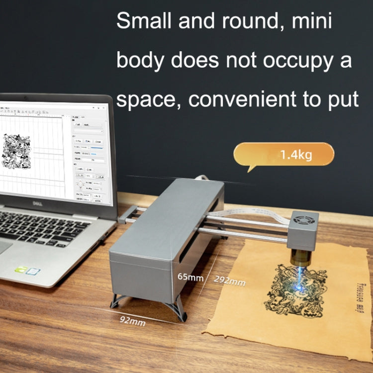 Laser Carvings Mini Marking Machine Can Cut Wood Board Paper Leather, US Plug, DJ7 7W US Plug