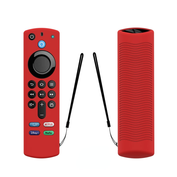 2 PCS Y27 For Alexa Voice Remote 3rd Gen Silicone Non-slip Protective Cover