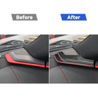 For Chevrolet Corvette C8 6pcs /Set Inner A-Pillar Speaker Sticker