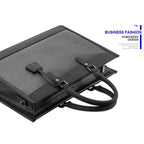 Bopai 11-98811 Leather Business Large-capacity Laptop Handbag Messenger Briefcase, 11-98811