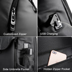 BANGE BG-2575  Anti theft Waterproof Laptop Backpack 15.6 Inch Daily Work Business Backpack, BG-2575 Black, BG-2575  Grey
