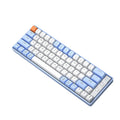 LANGTU GK65 65 Keys Wireless / Bluetooth / Wired Three Model Game Mechanical Keyboard, Cable Length: 1.5m, GK65 (Sky Blue), GK65 (Milk White)