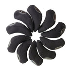 10PCS/Set 15X7 Neoprene Waterproof and Wear-resistant Golf Club Headgear, 10PCS 15X7 Black, 10PCS 15X7 Green, 10PCS 15X7 Camouflage