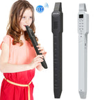 Mini Digital Electronic Saxophone Wind Instrument for Imitation of Various Musical Instrument Sounds, Electronic Saxophone White, Electronic Saxophone Black