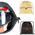 MESOROCK Outdoor Riding Motorcycle Helmet Waterproof Drawstring Bag, Yellow, Black