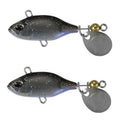 2pcs Luya Bait Shenshui VIB With Metal Tablets Fake Bait Tiller Mouth Bass Bionic Fishing Bait, 2pcs E, 2pcs A, 2pcs B, 2pcs C, 2pcs D