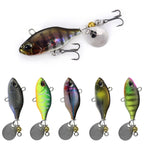 2pcs Luya Bait Shenshui VIB With Metal Tablets Fake Bait Tiller Mouth Bass Bionic Fishing Bait, 2pcs E, 2pcs A, 2pcs B, 2pcs C, 2pcs D