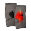 USB Graphene Far Infrared Heated Knee Pad, Heated Knee Pad