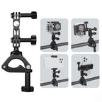 Bike Cycling Bracket Mount for Cell Phone & Sports Camera,Spec:, Camera Set, Mobile Phone Set