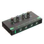 EF-4 RGB Professional 4 Channel Headphone Amplifier Studio Lossless Monitor Splitter, EF-4