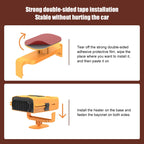 Car 12V Heater Defrost Snow Defogger, Black Heater, Yellow Heater, Black Dual Use, Yellow Dual Use