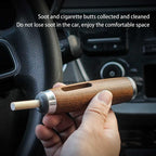 Car Smoking Multifunctional Anti-Flying Ashtray, Beechwood Gold, Beechwood Silver, Beechwood Rose Gold, Beechwood Blue, Beechwood Black, Beechwood Dark Walnut