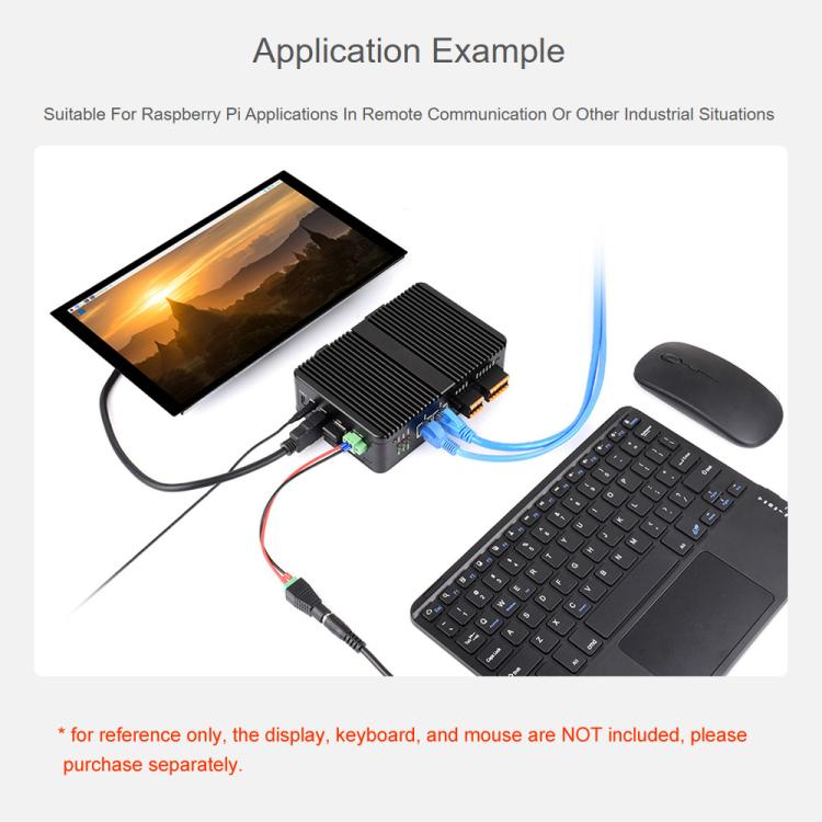 Waveshare Gigabit2.5G Dual Ethernet Industrial Computer Based