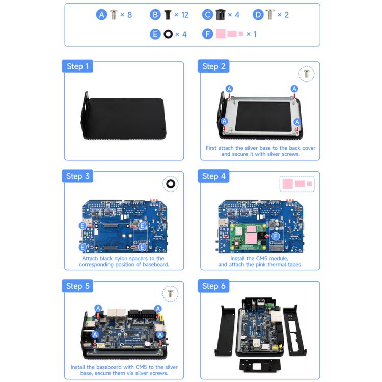 Waveshare Gigabit2.5G Dual Ethernet Industrial Computer Based