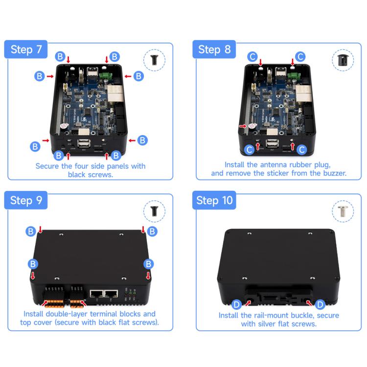 Waveshare Gigabit2.5G Dual Ethernet Industrial Computer Based