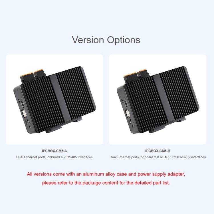 Waveshare Gigabit2.5G Dual Ethernet Industrial Computer Based 
