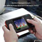 416 Pocket Console Portable Color Screen 8000mAh Rechargeable Game Machine, Black Orange, White Orange, White Blue, Blue, Black, White