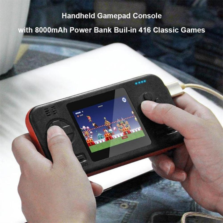 416 Pocket Console Portable Color Screen 8000mAh Rechargeable Game Machine, Black Orange, White Orange, White Blue, Blue, Black, White