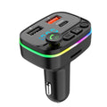 Car MP3 Bluetooth Hands-free Player Car FM Transmitter, P3-PD Fast Charging, P4-QC3.0