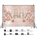 1.5m x 1m Rose Golden Balloon Birthday Party Background Cloth Photography Photo Pictorial Cloth, MDN12118, MDN12119, MDN121220, MDN12121, MDN12122, MDN12137, MDN12138, MDU05520, MDU05521, MDU05522, MDU05523, MDU05524, MDU05525