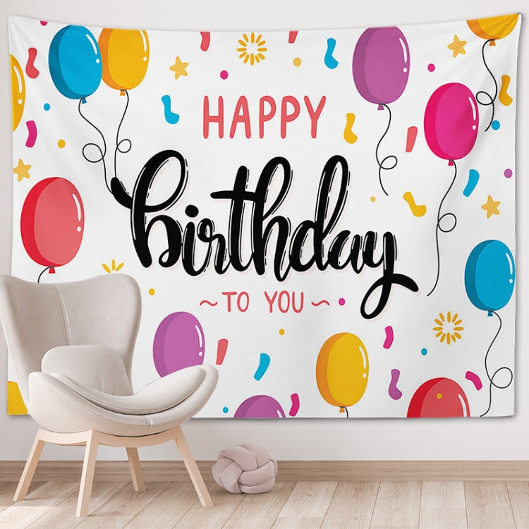 Happy Birthday Photo Backdrop Party Decoration Tapestry, 100x75cm, 150x100cm, 150x130cm, 200x150cm