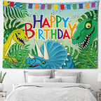 Happy Birthday Photo Backdrop Party Decoration Tapestry, 230x180cm, 230x150cm