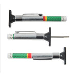 0-25mm Car Tyre Tread Depth Gauge, Monochrome, Bicolour