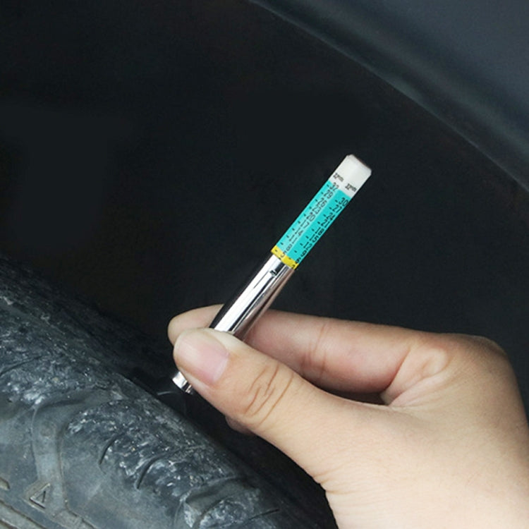 0-25mm Car Tyre Tread Depth Gauge, Monochrome, Bicolour