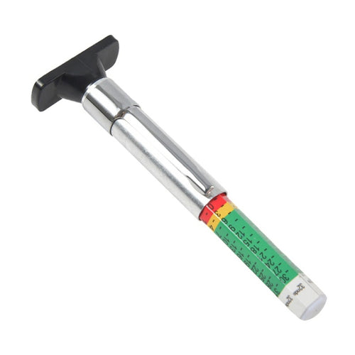 0-25mm Car Tyre Tread Depth Gauge, Monochrome, Bicolour