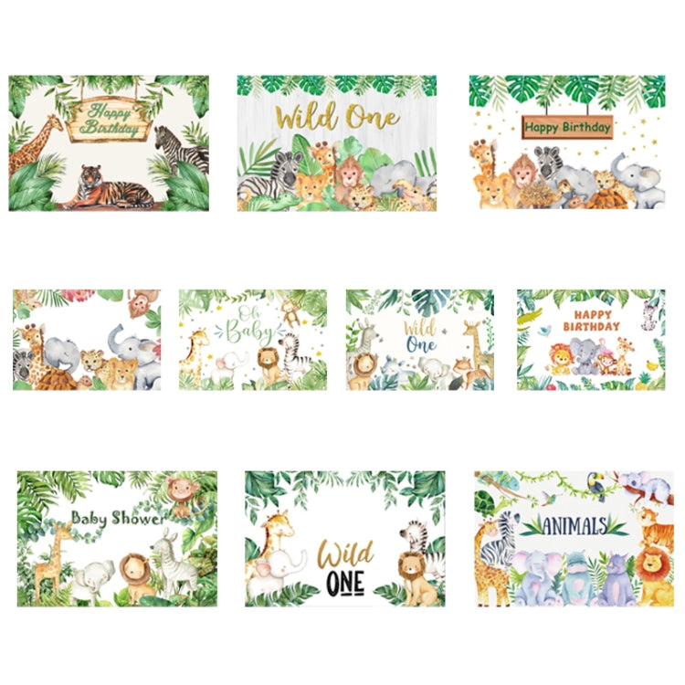 1.5m x 1m Animal Forest Cartoon Birthday Party Banquet Decoration Photo Background Cloth, MDM07437, MDM07470, MDN03318, MDN06668, MDN08226, MDN09919, MDN12536, MDN13326, MDT09565, MDT10056