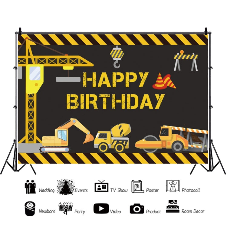 1.2m x 0.8m Construction Vehicle Series Happy Birthday Photography Background Cloth, 1.2m x 0.8m (11306286), 1.2m x 0.8m (11306952), 1.2m x 0.8m (11400155), 1.2m x 0.8m (11604070), 1.2m x 0.8m (11604130), 1.2m x 0.8m (12007646), 1.2m x 0.8m (12200968) ...