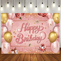 1.5m x 2.1m Children Birthday Party Venue Layout 3D Digital Studio Photography Background, 1.5mx2.1m Pink