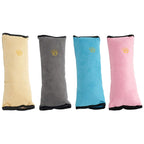 5 PCS Children Car Seat Belt Protective Cover Thickened Plush Shoulder Pillow, Beige, Blue, Pink, Gray