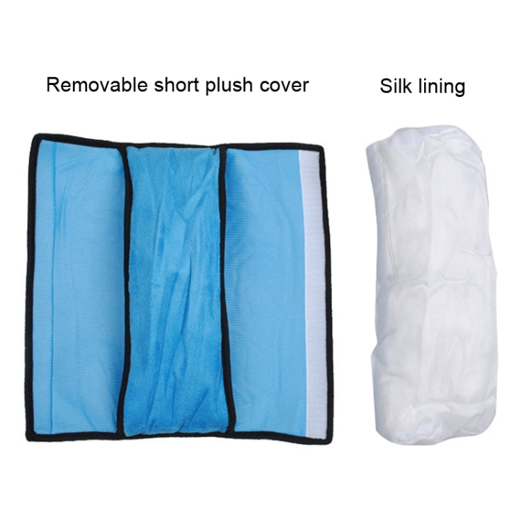 5 PCS Children Car Seat Belt Protective Cover Thickened Plush Shoulder Pillow, Beige, Blue, Pink, Gray