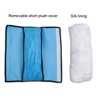 5 PCS Children Car Seat Belt Protective Cover Thickened Plush Shoulder Pillow, Beige, Blue, Pink, Gray