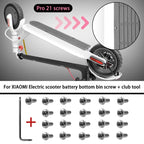 21 PCS/Set For Xiaomi Mijia M365 Pro Battery Compartment Screws, 21pcs/set Screws