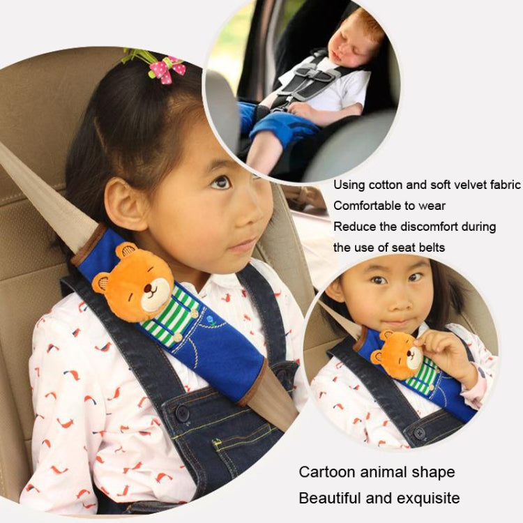 H002 Children Car Seat Belt Cartoon Cover, H002 Fox, H002 Elephant, H002 Rabbit, H002 Bear, H002 Lion