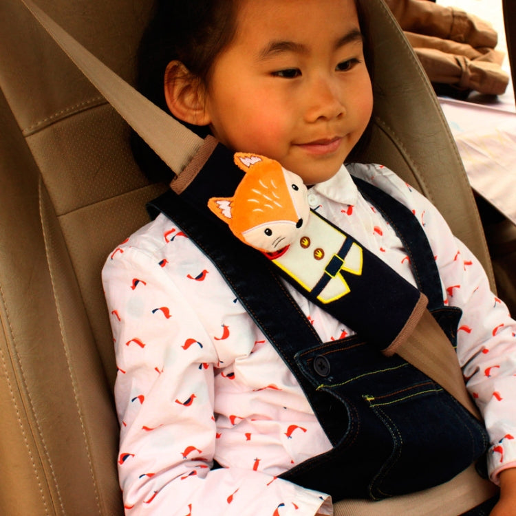 H002 Children Car Seat Belt Cartoon Cover, H002 Fox, H002 Elephant, H002 Rabbit, H002 Bear, H002 Lion