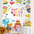 Birthday Layout Hanging Cloth Children Photo Wall Cloth, 180x230cm Velvet