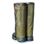 LUCKSTONE Unisex Waterproof Gaiters Cycling Legwarmers Leg Cover Camping Hiking Ski Boot, Camouflage