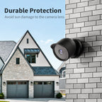For Google Nest Camera Outdoor Silicone Water-Resistant Protective Cover, For Google Nest Black, For Google Nest White