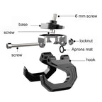 Motorcycle Electric Bike Item Movable Double Hooks Aluminum Helmet Hanger Modification Accessories