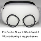 For Oculus Quest / Rifts / Quest 2 1pair VR All-in-one Glasses Frame Magnetic Suction Frame Can Match Myopic Lenses, Glasses Frame(Blue), Glasses Frame(Black), Glasses Frame(Red)