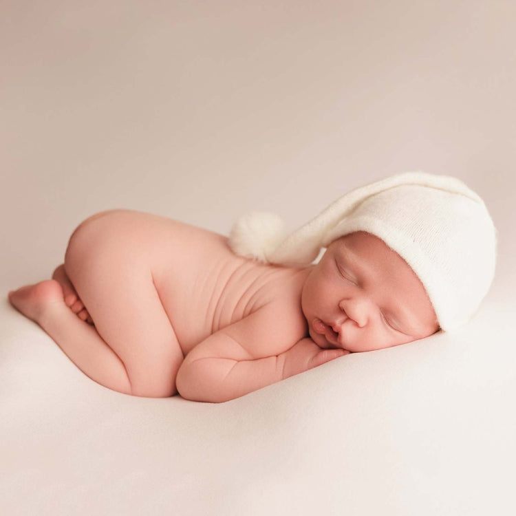 Newborn Photography Clothing Baby Photography Fur Ball Knitted Long Tail Hat, Hat(Camel), Hat(Pink), Hat(Yellow), Hat(Light Blue), Hat(Blue), Hat(White), Hat(Light Purple), Hat(Grey), Hat(Coffee), Hat(Green), Hat(Taro Color), Hat(Light Green)