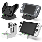 Game Console Handle Stand Charger For Nintendo Switch/Switch Oled/Switch Lite, DSS-100 White, DSS-100 Black